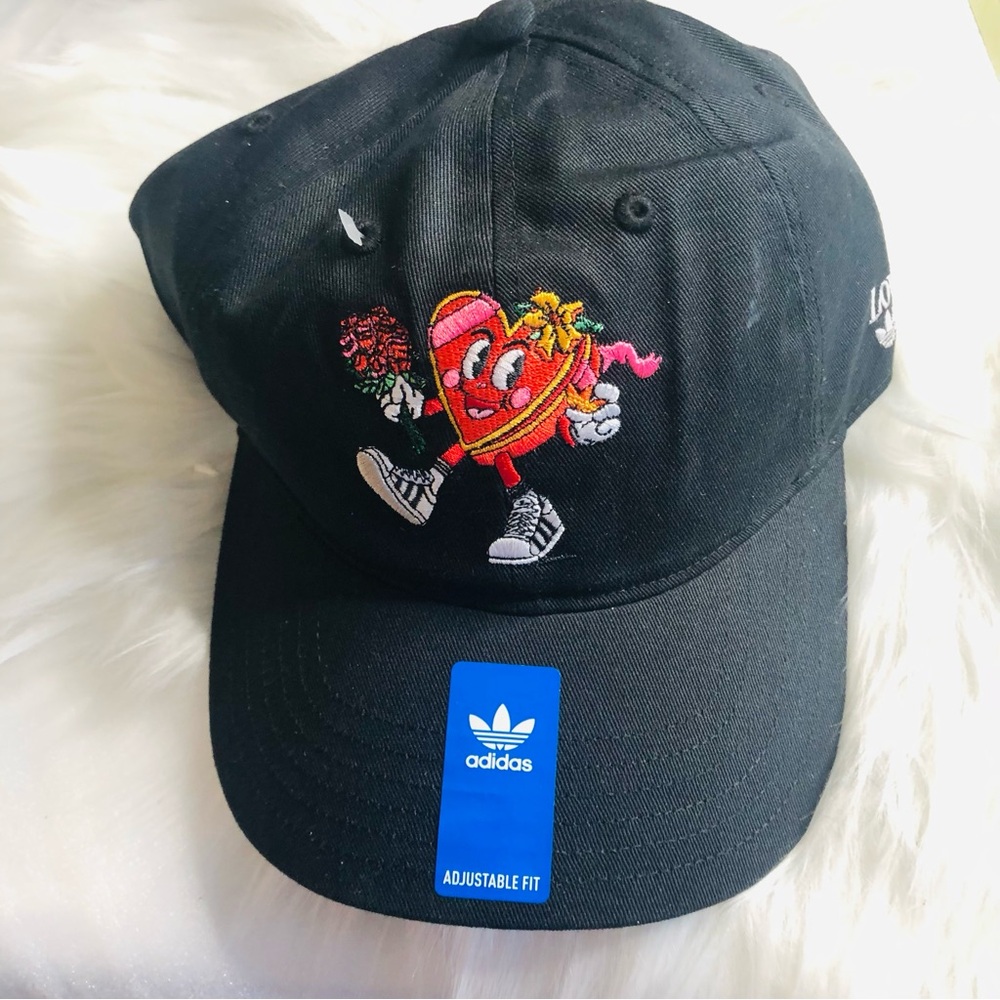 Adidas Black Heart Character Baseball Cap